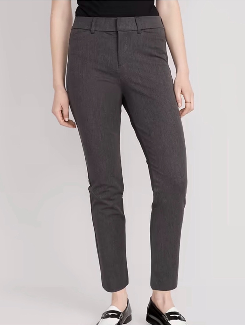 Old Navy Pixie Charcoal Gray Ankle Pants Size 16